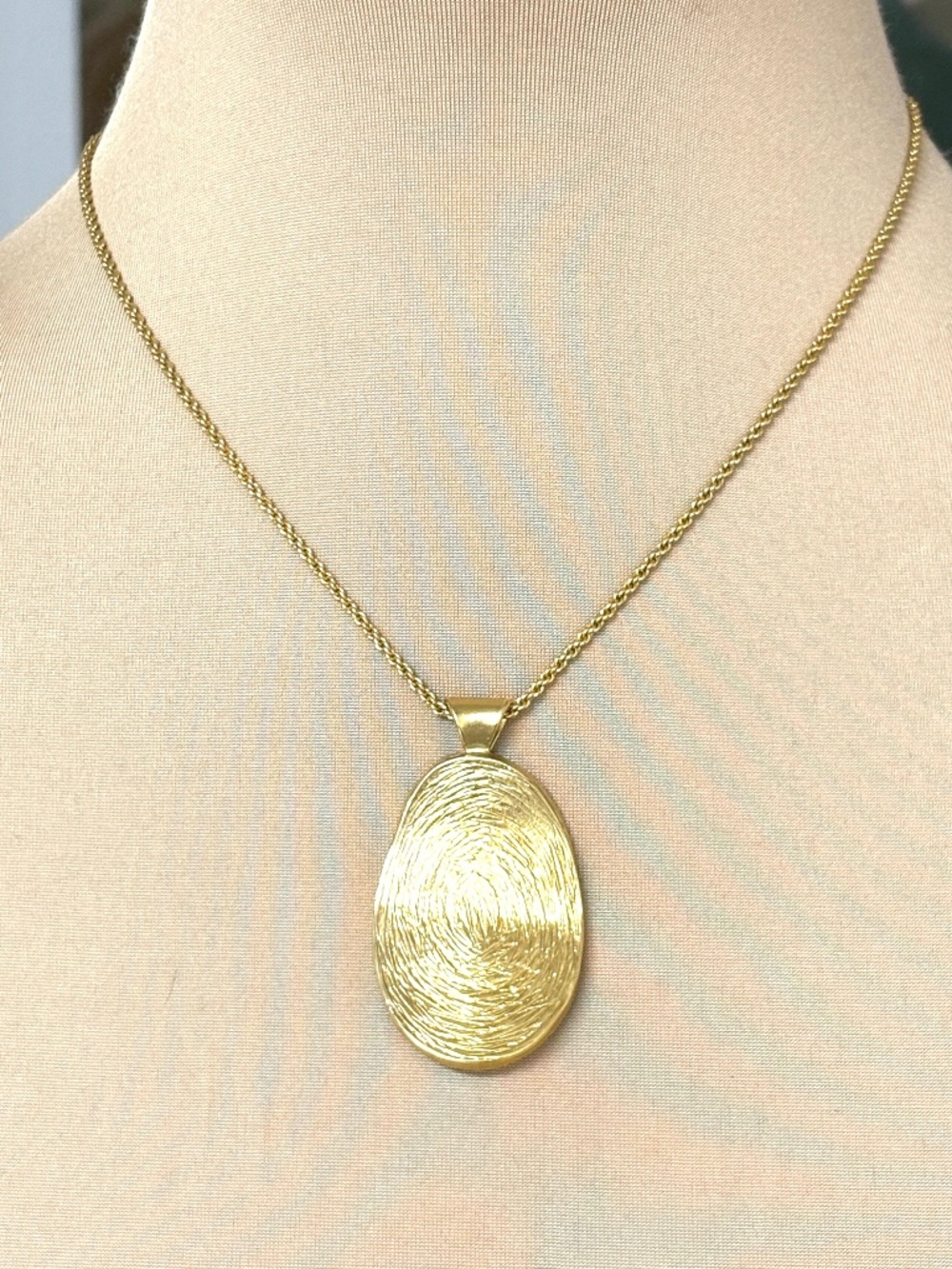 Tree of Life vintage pendant 14kt gold on sterling silver religious spiritual